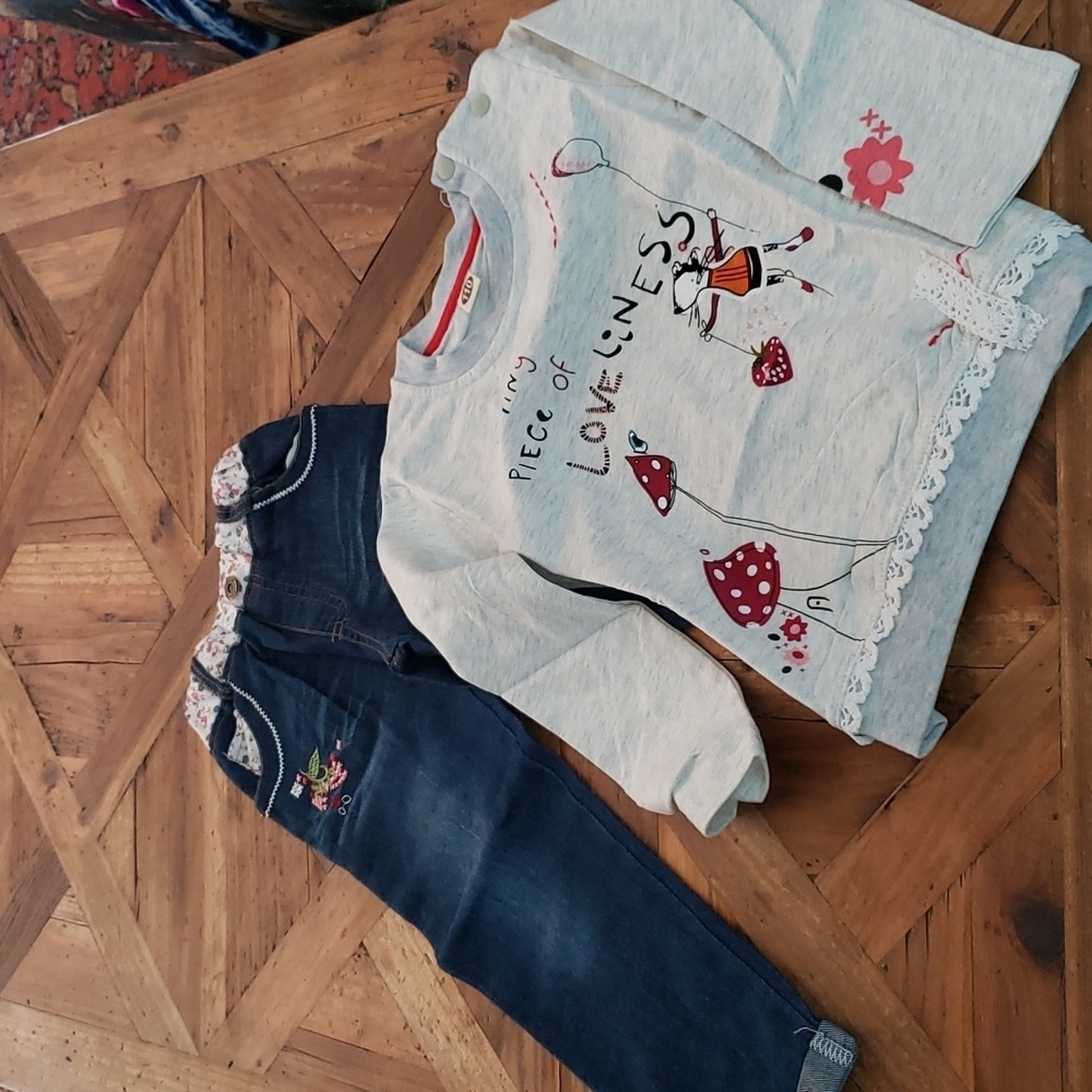 2 pc outfit by unknown brand